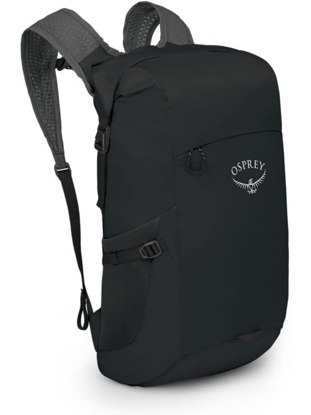 Ultralight 20L Dry Stuff Pack - Waterproof, Lightweight Travel Backpack, Black